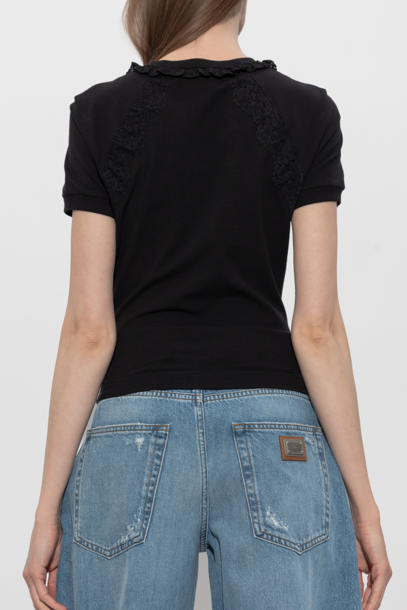 Dolce & Gabbana Top with lace inserts | Women's | Vitkac